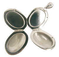 silver locket 4 ways jewelry
